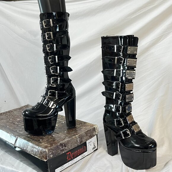Brand New Demonia Torment 804 Women's Boots - Picture 3 of 4